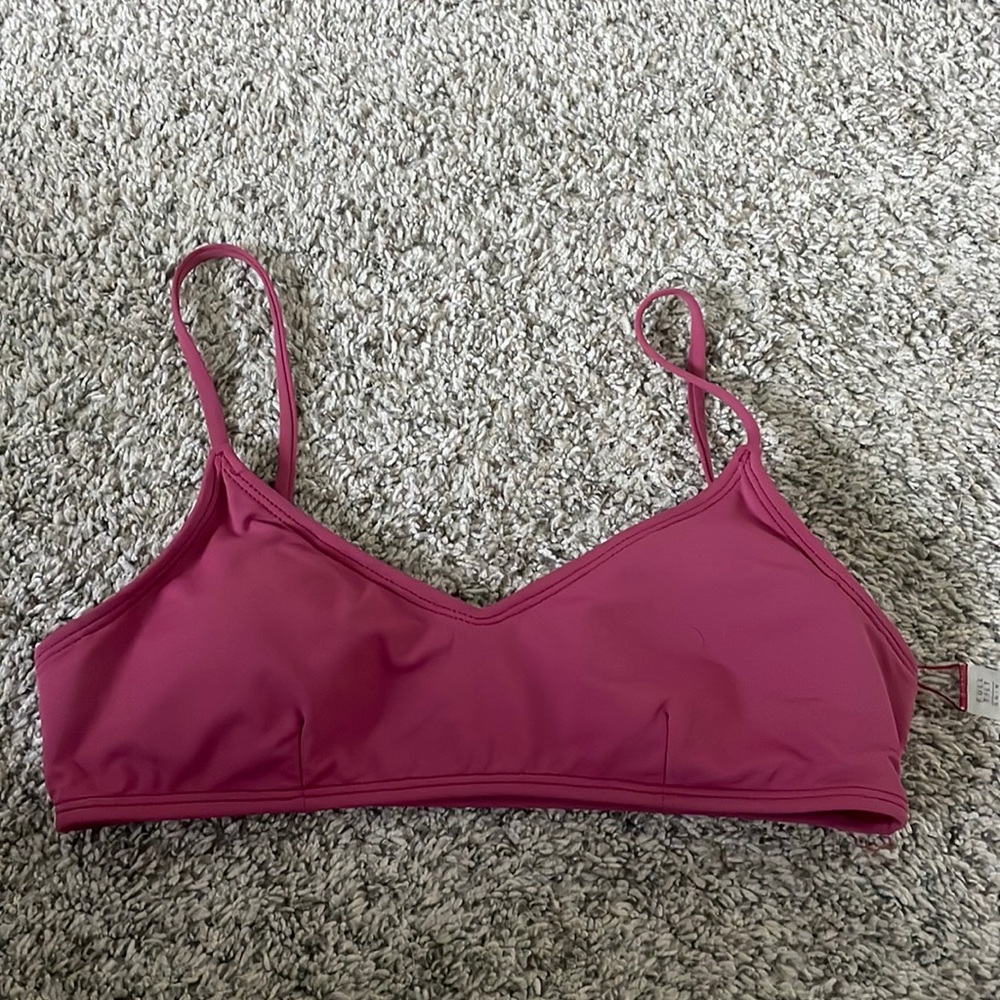 cute tillys dark pink bikini top